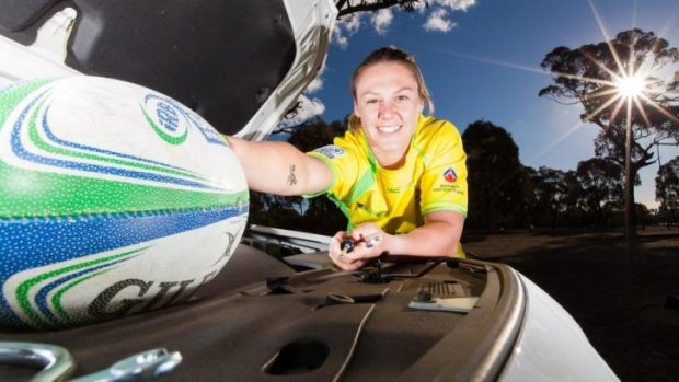 Hopeful: Canberra's Sharni Williams could still play at the World Cup.