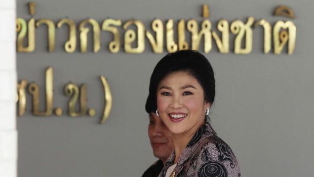 Leadership under threat ... Thailand's Prime Minister Yingluck Shinawatra. 