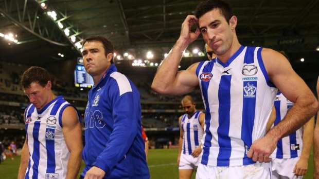 North Melbourne's loss to the Blues has left it vulnerable.