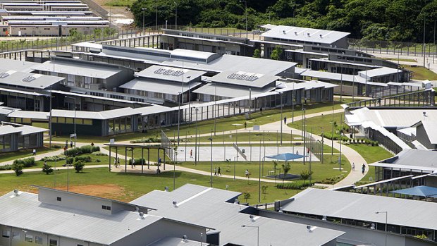 The Christmas Island detention centre.