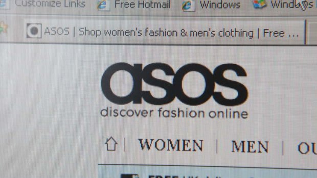 Big hit: the ASOS website.