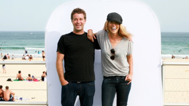 Founders of creative industry networking site The Loop, Pip Jamieson and Matt Fayle.