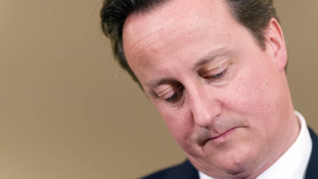 Internet danger ... David Cameron warned against the spread of online rumours about paedophiles.
