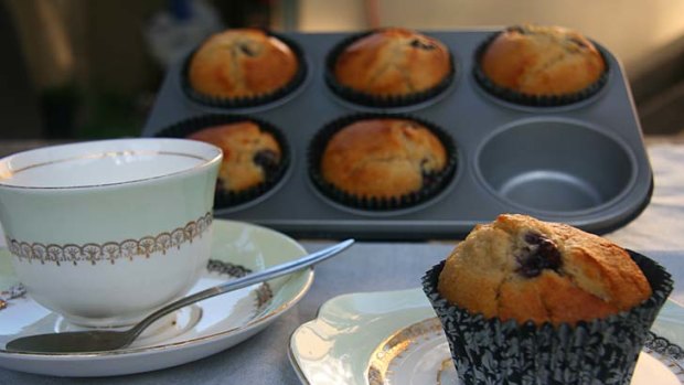 Can you stop at just one? Blueberry muffins minus the white flour.