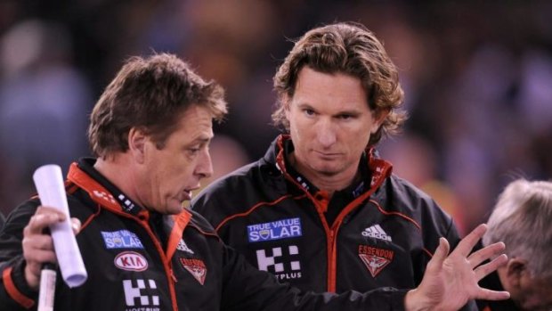 Mark Thompson and James Hird discuss plans in 2012.