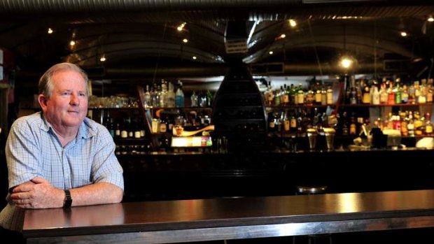 Where to now? ... Ian Meldrum, the former owner of The Holy Grail pub in Kingston, closed up for last drinks in February.