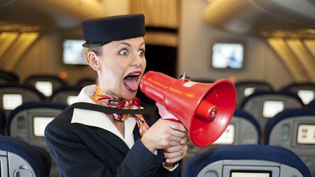 There's not much glamour involved in being a flight attendant on domestic flights.