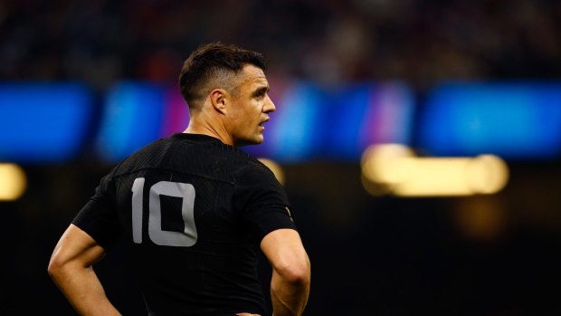 Not at his best: All Blacks fly half Dan Carter. 