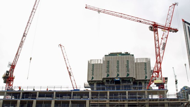 Construction of the Elephant and Castle regeneration scheme underway.