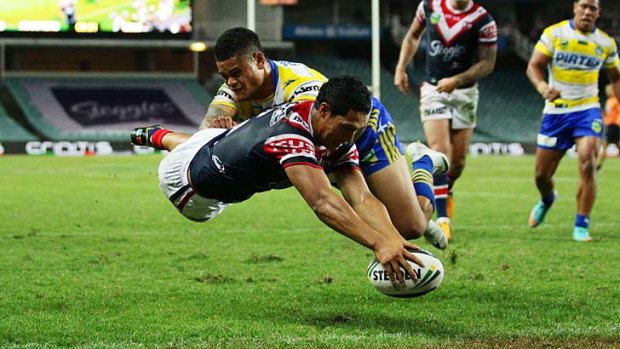 Special talent: Sydney Roosters and New Zealand' Roger Tuivasa-Sheck.