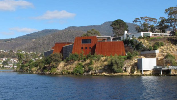 Chilly reception: The Museum of Old and New Art in Tasmania.