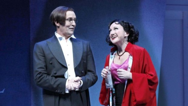 Todd McKenney and Caroline O'Connor play love interests in Anything Goes.