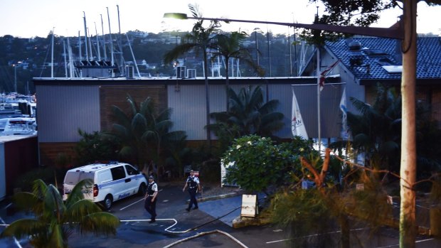 The Middle Harbour Yacht club in Lower Parriwi Road, Mosman, was damaged by fire overnight.