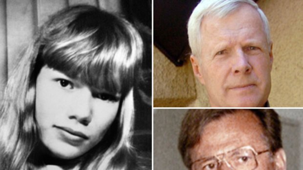 Legal battle after teen's death ... (Left) French girl Kalinka, who was allegedly raped and murdered by her German stepfather doctor Dieter Krombach (bottom right) in 1982, at the age of 15, and her father (top right) Andre Bamberski.