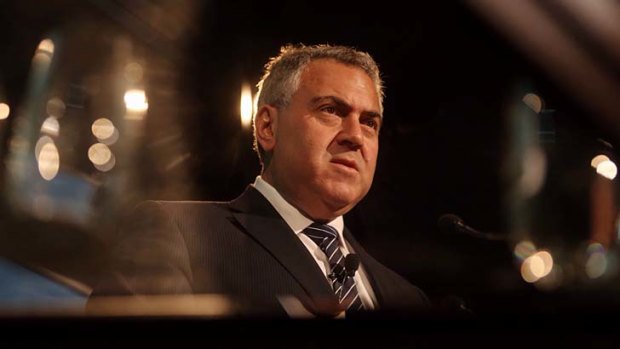 "The poorest people either don't have cars or actually don't drive far in many cases": Treasurer Joe Hockey.