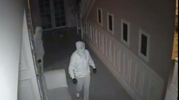 CCTV from a burglary at Donvale in April.
