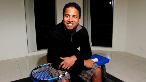 Chinthaka Wickramaratna, of Franklin, who was 25 when he was beaten by an 11-year-old  Nick Kyrgios.