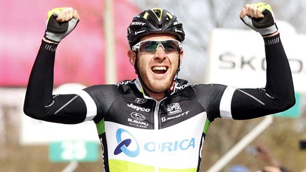 Sound start: Matt Goss takes winning form into next week's Milan-San Remo classic.