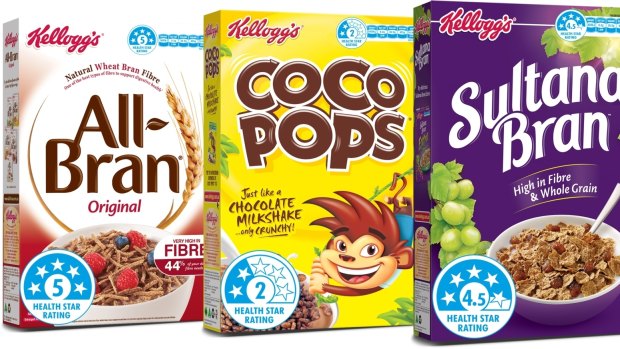 Food health star ratings: Kellogg's reveals the cereal that gets