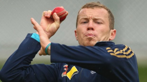 Victorian paceman Peter Siddle ... left out of the Bushrangers' opening Twenty20 Champions League match.