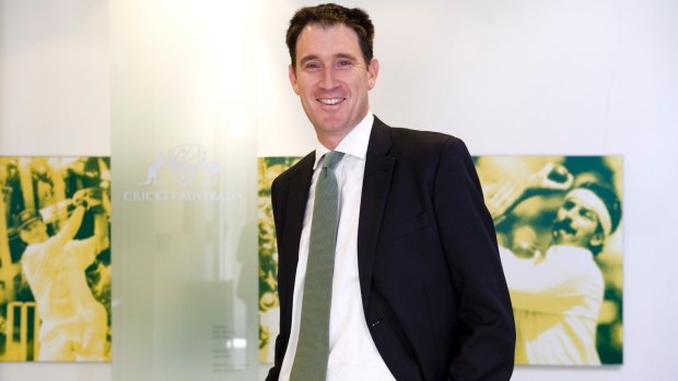 Significant step: Cricket Australia chief executive James Sutherland.