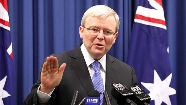 Kevin Rudd ... would deliver Labor election victory, according to the polls.