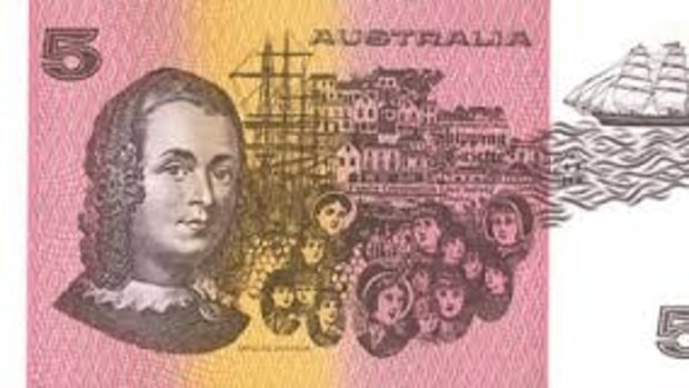 The $5 note issued in 1966 was the first to feature a woman other than the Monarch