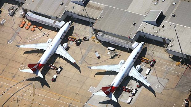 Airports face large increases in passengers as Qantas and Virgin step up their battle in the domestic market.