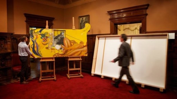 Heavyweight: Works by painters such as Brett Whiteley are still the jewels in sales programs.