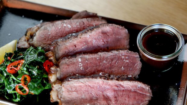 Measured success: The porterhouse steak comes in 100 gram increments.