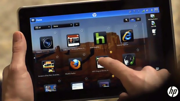 The HP Slate bears an uncanny resemblance to Apple's iPad.