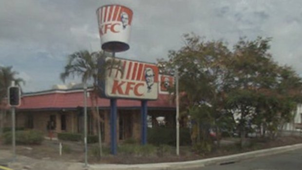 The KFC store at Runaway Bay  where a man collapsed. Photo: Google Maps