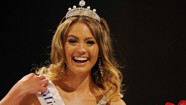 The newly crowned Miss Universe Australia Jesinta Campbell.