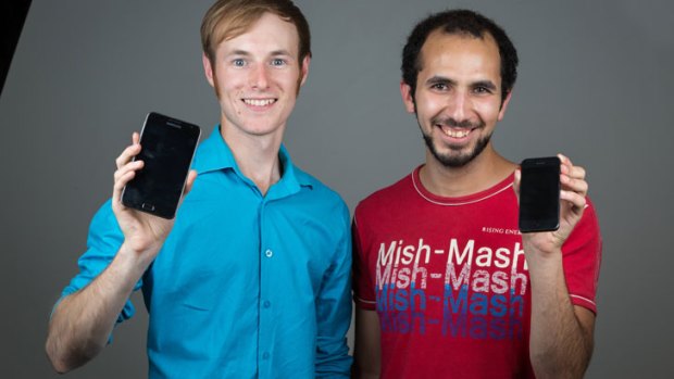 Andrew Clapham and Zakaria Bouguettaya: app masterminds.