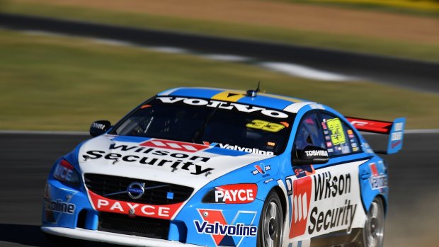Fast worker: But Scott McLaughlin must bring his practice speed into Saturday's first race.
