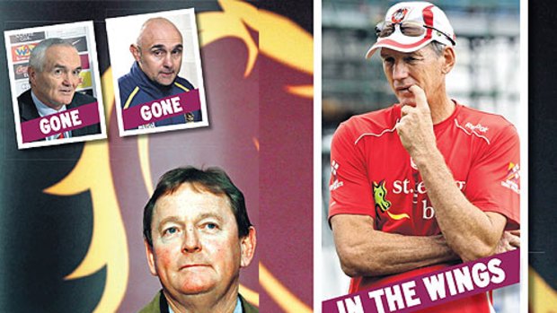 Narrowing the field ... Darryl Somerville’s resignation  in protest at the sacking of coach Ivan Henjak  leaves only Bruno Cullen as a hurdle to Wayne Bennett’s return.