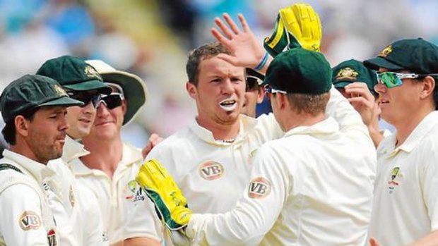 Peter Siddle backs himself in any car park encounter with Matt Prior.