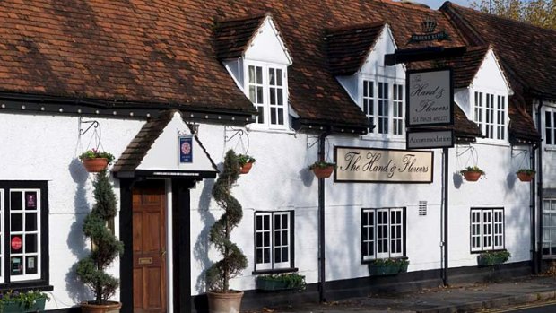 The first British pub to win two Michelin stars ... the Hand & Flowers in Marlow.