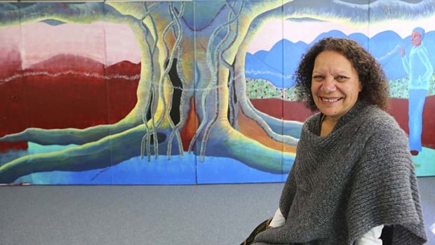 Elder and artist: Aunty Shaa began recording and writing down Gumbaynggirr in the 1980s.