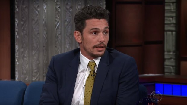 James Franco addressed recent allegations of sexual harassment against him during an appearance on Stephen Colbert's Late Show.