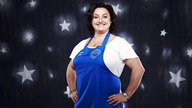 Captain ... Julie Goodwin carries the torch for <em>MasterChef</em> in its head-to-head clash with the Olympics.