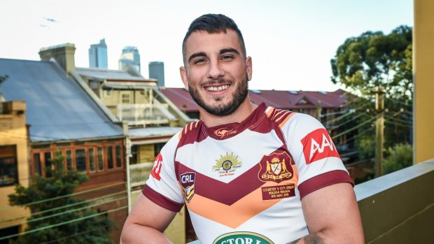 Rookie on the rise: Jack Bird was proud to earn his stripes with the Country Origin side.  