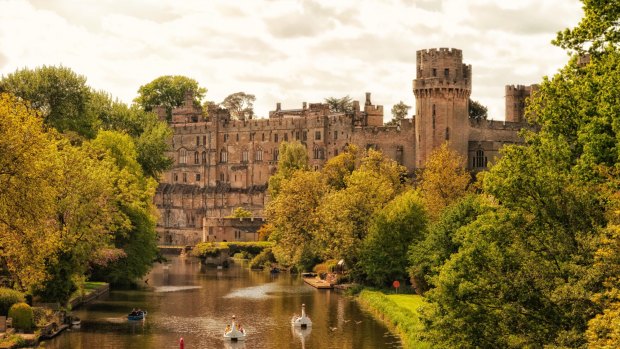 On the banks of the River Avon, Warwick Castle dates back to the time of William the Conqueror.