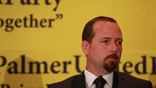 Motoring Enthusiast Party Senator-elect Ricky Muir has joined forces with the Palmer United Party in the Senate.