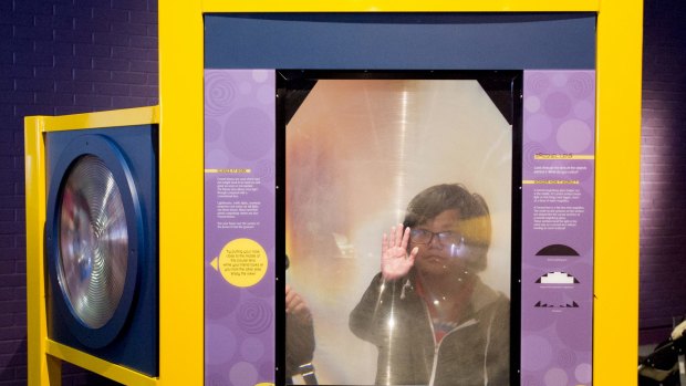 There was free entry to Questacon this weekend for the first time.