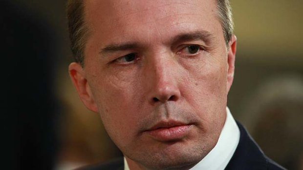 Wary of reward payments: Peter Dutton.