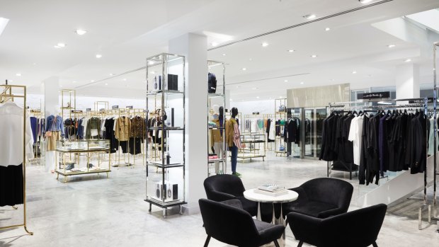 The new, three-storey Harrolds store in Collins Street has 1500 square metres of luxury brands.