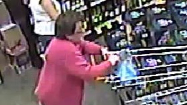 A CCTV still of Margaret Bromley shopping just hours before police believe she was murdered.