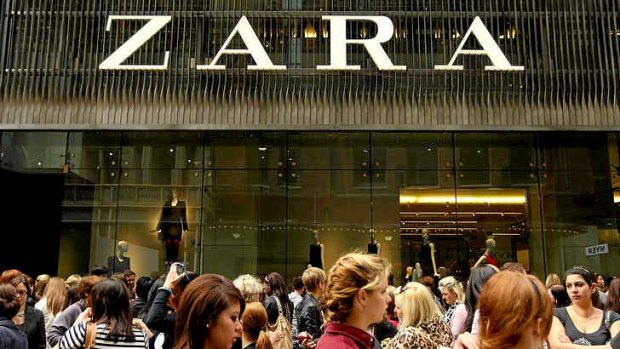 The  Zara store in Sydney.