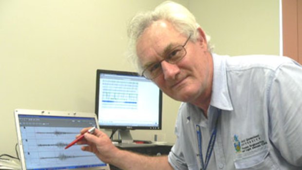 Central Queensland University seismologist Mike Turnbull.